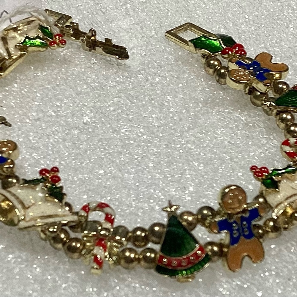 Vintage Avon Christmas Bracelet - Picture 2 of 2